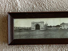 Original Framed Yard Long Panoramic Rppc - Us Naval Academy  Annapolis  Md -rare