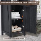 Narrow Storage Cabinet  5 Shelf Bookshelf  Bookcace  Pantry Cabinet  Farmhous   