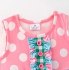 New Boutique Floral Tunic Dress   Ruffle Shorts Girls Outfit Set
