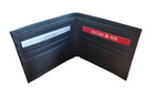 Masonic Genuine Black Leather Bifold Wallet Mason Compass Freemason Rfid Wallet