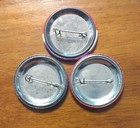 Lot Of 3 Vintage Button Pins Beer Old Lady And Tv Say No To Marriage Funny