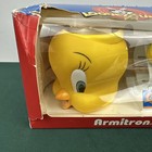Vintage 1997 Looney Tunes Tweety Bird Musical Flip Top Watch Armitron Mug Set
