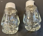 Vtg  Anchor Hocking  Cut Glass Salt   Pepper Shakers - New-circa 1950  40 Press