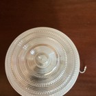 Vintage Mid Century Art Deco Ceiling Light Fixture With Glass Shade 6 3 4