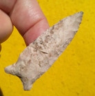 Fine 2-5 16  Greenbrier Indiana Arrowhead - Ben Stermer Coa Projectile Point