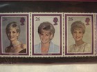 Princess Diana Memorial Packet Strip Of  5  Stamps  Britain  1795a  Mnh