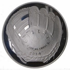 Proof 2014 Baseball Hall Fame - Us Commemorative 90  Silver Dollar