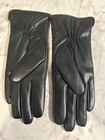 Women s Gloves Size Small  Soft Leather Gloves Black Dress Warm Winter Gloves