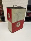 Vintage  Texaco Capella Oil  Wax Free Gallon Can