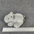 Dakin Hippo Plush Fluffy Fanny Sleepy Laying Cute 8  Vintage Stuffed Animal 1993