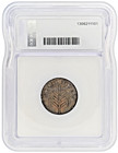 1927 Palestine 1 Mil British Mandate Icg Genuine Certified Bronze Km1