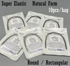 Dental Orthodontic Arch Wire Super Elastic Niti Round Rectangular Natural Form