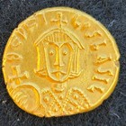 Byzantine Theophilus Av Solidus Gold Coin With Optional 18kt Ring Setting