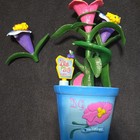 Vtg 1997 Trendmasters Dream Garden Toy Lot 3 Pots Blueberry Peaches Tangerine