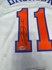 Jalen Brunson Signed New York Knicks Nba Jersey  11 White Jsa