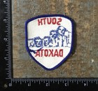 Vintage South Dakota Mount Rushmore State Travel Souvenir Sew-on Patch Sd 1970s