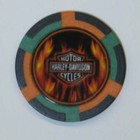 4 Pc  Set 4 Different Colors Harley Davidson Poker Chips