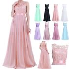 Women s Formal Lace Bridesmaid Wedding Long Dress Prom Evening Party Cocktail