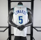 Nike Anthony Edwards Timberwolves City Edition White Jersey Size Large   