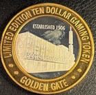  999 Fine Silver Strike Gaming Token   Golden Gate Casino Las Vegas Nv