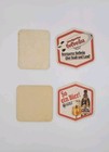 Lot Of 4 Vintage German Beer Paper Mat Coasters 