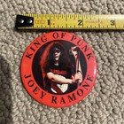 Vtg Ramones Pinback Button Joey Ramone 2001 Birthday Bash Attendee Exclusive