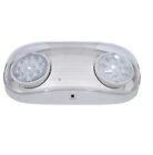 2-head Outdoor Emergency Exit Light With Battery Backup Safety Wet-rated