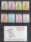 Paraguay 1962 Olympics  Mnh    Imperf perf Sheets   Sets  sports Air Mails Torch