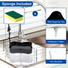 Quality Dish Soap Dispenser - Countertop Kitchen Soap Dispenser gray