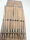 Vintage African Mbira Kalimba Thumb Piano 10 Key Hand Carved Folk Instrument