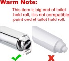 Bememo 3 Pack Toilet Paper Holder Roller Tissue Chrome 