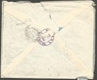Belgian Congo 1947 Banque Congo Belge Bank Registered Cover Stanleyville To Usa