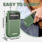 New D220 Portable Radio Am Fm Sw Shortwave Pocket Receiver 2aa Battery Operated