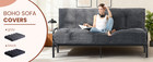 10  Futon Mattr Queen Size futons Sofa Couch Bed With Straps  Thi