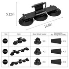 Rockbros Suction-cup Bike Roof Mount     Open Box  Fits Most Cars