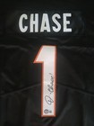 Ja marr Chase Signed Custom Bengals Nike Xl Jersey - Beckett Bas Authentic 