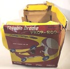 Red Cox Thimble Drome Prop Rod Tether Car - Original Metal Chassis Vintage