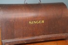 Full Size Vintage Singer Sewing Machine Bent Wood Case Top Cover Lid Only