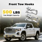 2x Front Chrome Tow Recovery Hooks W bolts  84195902 For Gmc Sierra 1500 2019-26