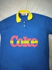 Vintage Coke Wearables Men s Size Xl Wearables Collared Short Sleeve Shirt
