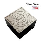 5 5 In  Heavy Duty Square Paver Cleanout Grate For Septic Sewage Cover Made Usa