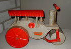 1930 s- Keystone Pressed Steel- Ride On Steam Roller-org- Antique Toy-22 