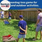 3x2 Ft Cornhole Board Set With 8 Bean Bags And Carrying Bag  Outdoor Toss Game S