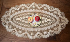 Antique Lace - Large Oval Bobbin Lace - Handmade - Early 20th Century