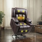 Flexispot Elderly Power Lift Recliner Chair Sofa Massage And Heat Cup Holders