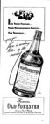 Vintage Old Forester Whiskey Print Ad 1941 Louisville Kentucky Man Cave Den
