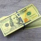 Wholesale 500 Pcs New   100 Dollar Usd Color Gold Notes Money Banknotes Crafts
