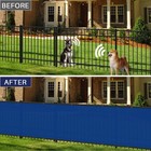 Customize Blue 6ft Privacy Screen Fence Commercial Windscreen Mesh Cover