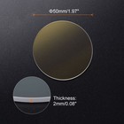 Fiber Laser Protective Window Dia 50mm  1 97   Thk 2mm  0 08   Fused Silica Lens