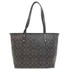 Coach F58292 Signature Tote Bag Pvc Leather Ladies  used 